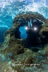 Diver in El Hierro . by Claude Lespagne 